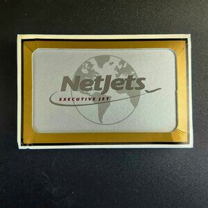 Vintage  - NetJets Playing Cards Set - New